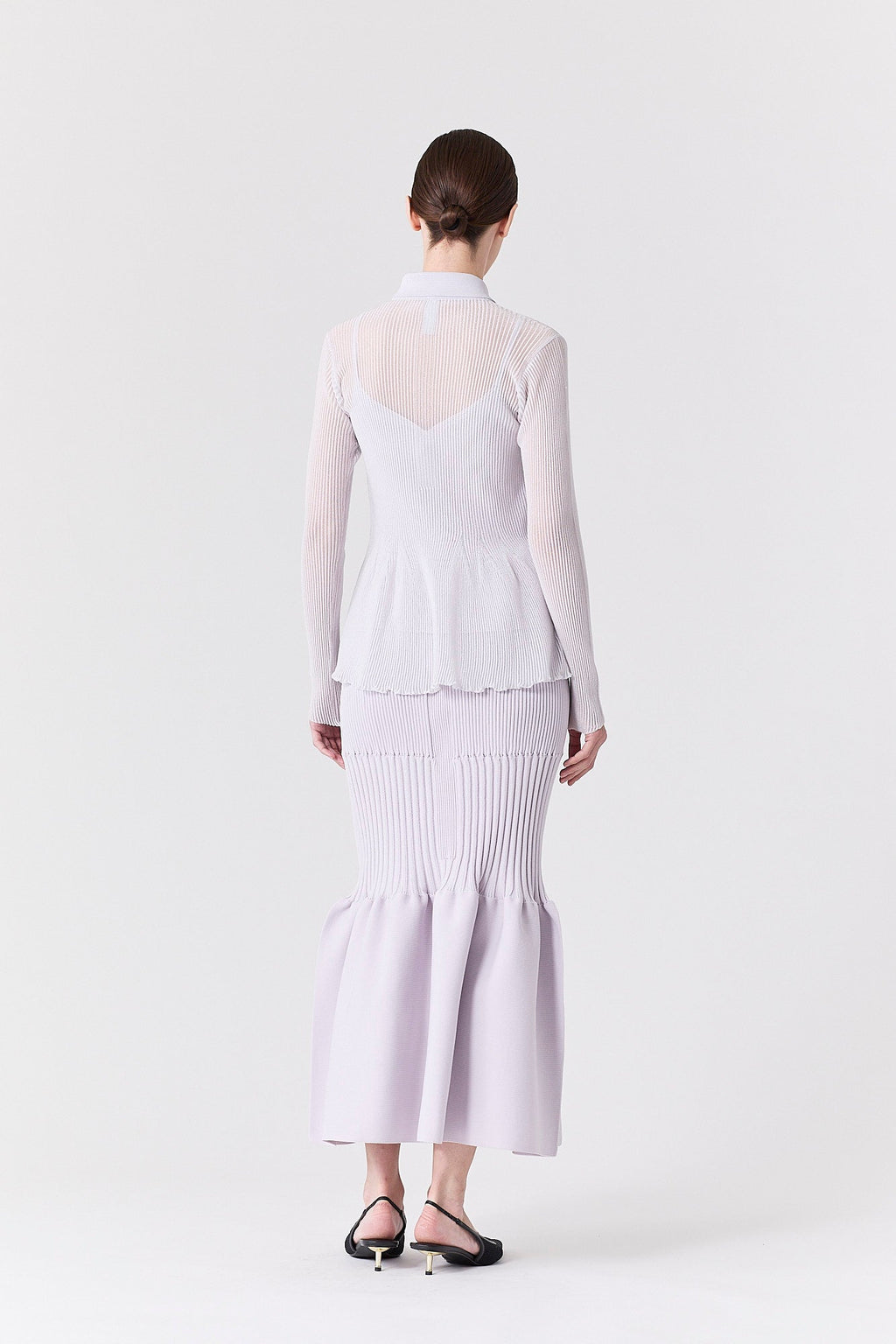 FLUTED MERMAID SKIRT