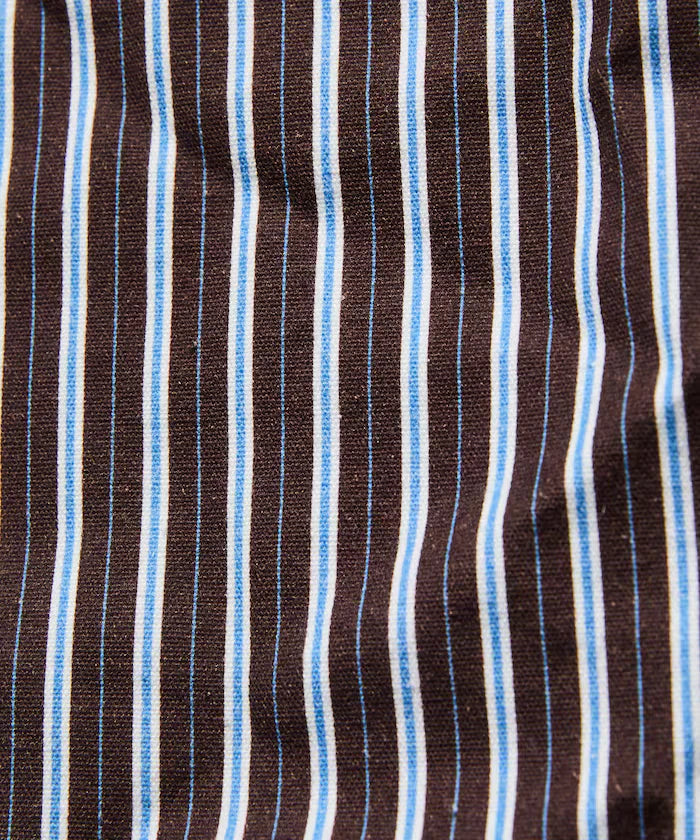 Stripe Print Canvas Tote Bag
