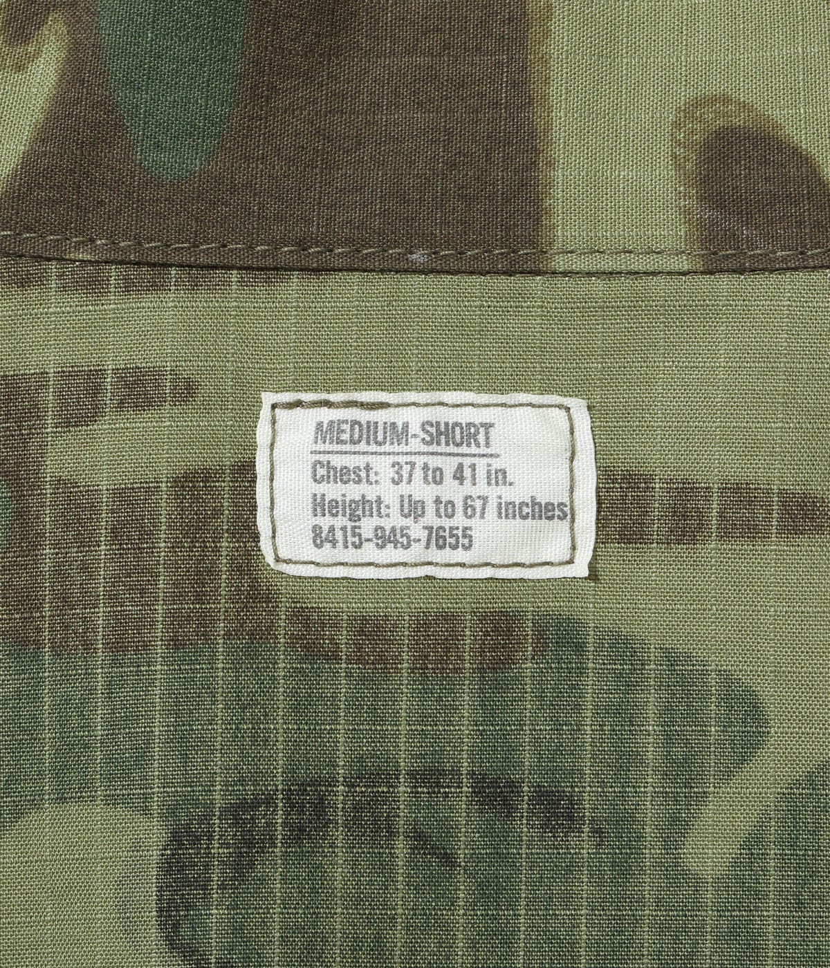 COAT, MAN'S, CAMOUFLAGE, COTTON, WIND, RESISTANT, POPLIN, CLASS 2