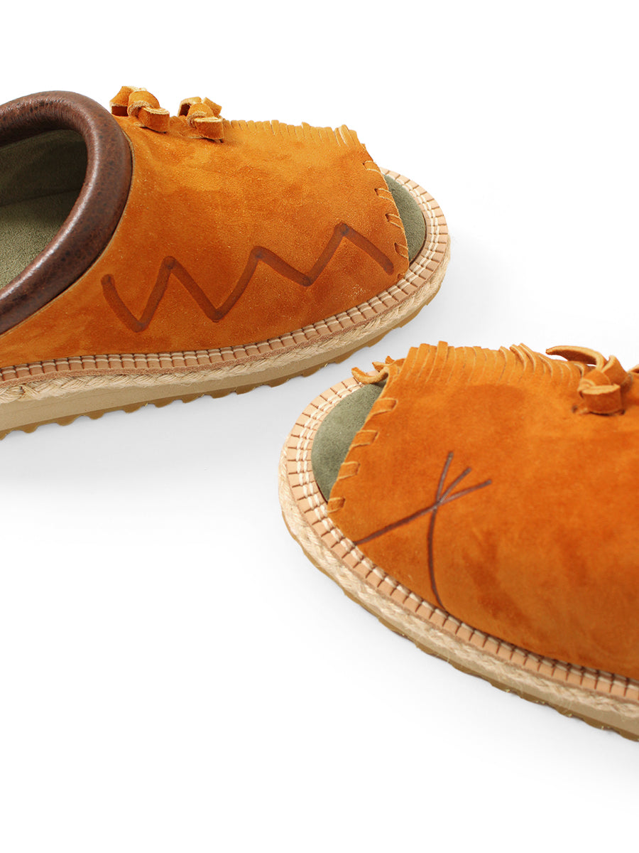 Dear Leather Pueblo Rain Sabot Sandal