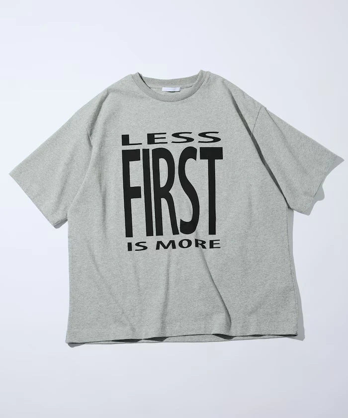 6 Ounce Front Logo Print Crew Neck T-Shirt / Print T-Shirt PRINT BIG FIRST