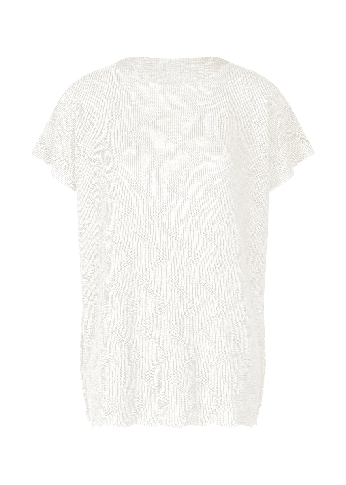 Wave Knit Stretch Pleats