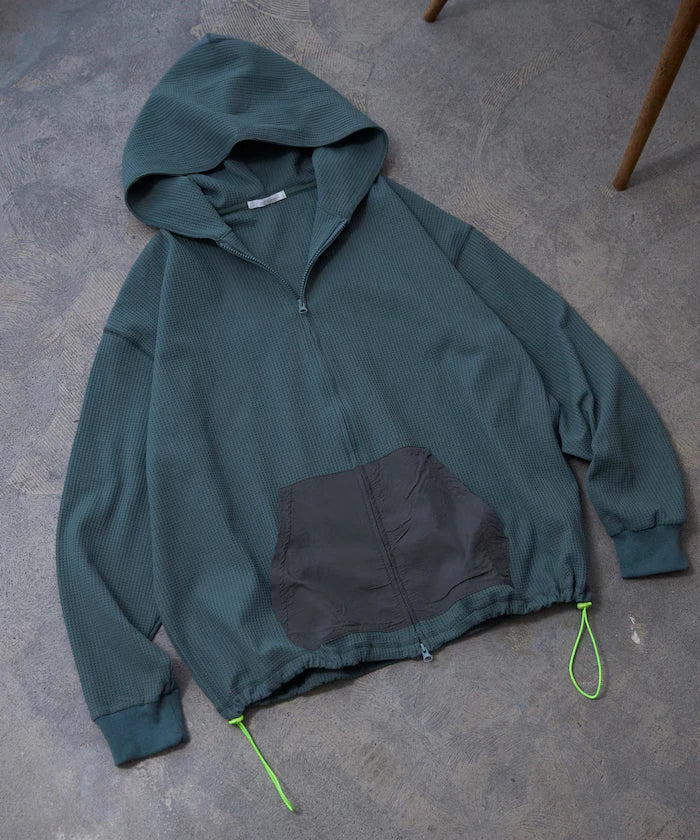Spindle Tech Thermal Nylon Pocket Zip-Up Parker