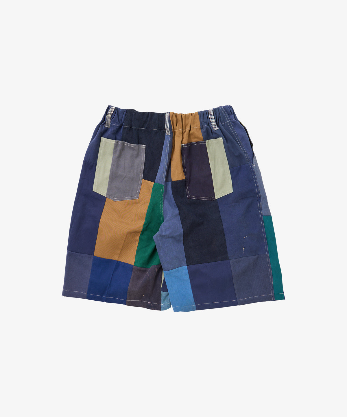 circular shorts bleu de travail four