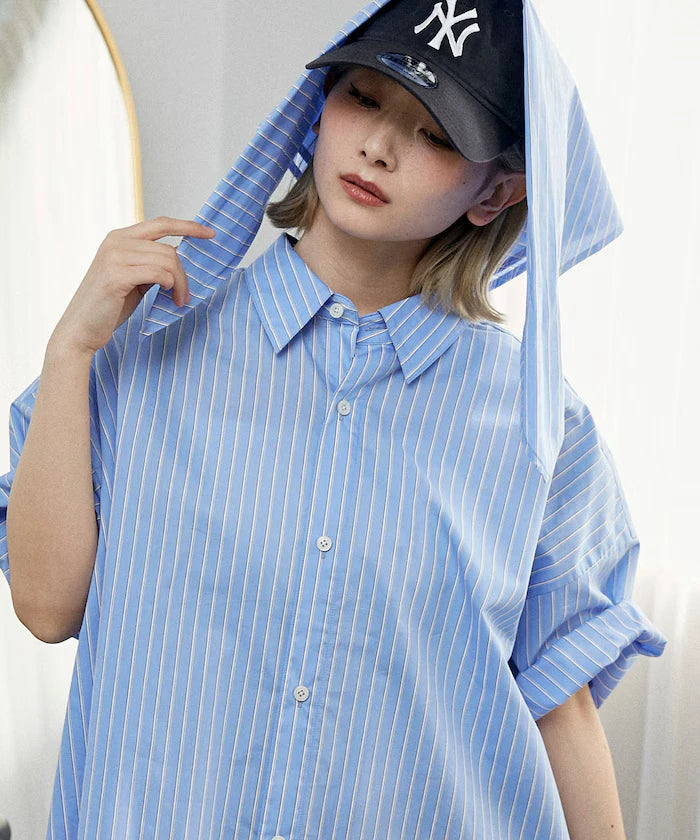 LOVE POP STUDIO Half Sleeve Shirt with Scarf Limited Edition