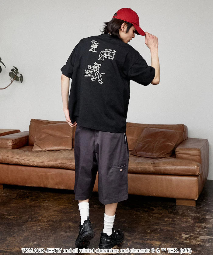 <Functional Material> TOM AND JERRY Graphic T-Shirt Limited Edition