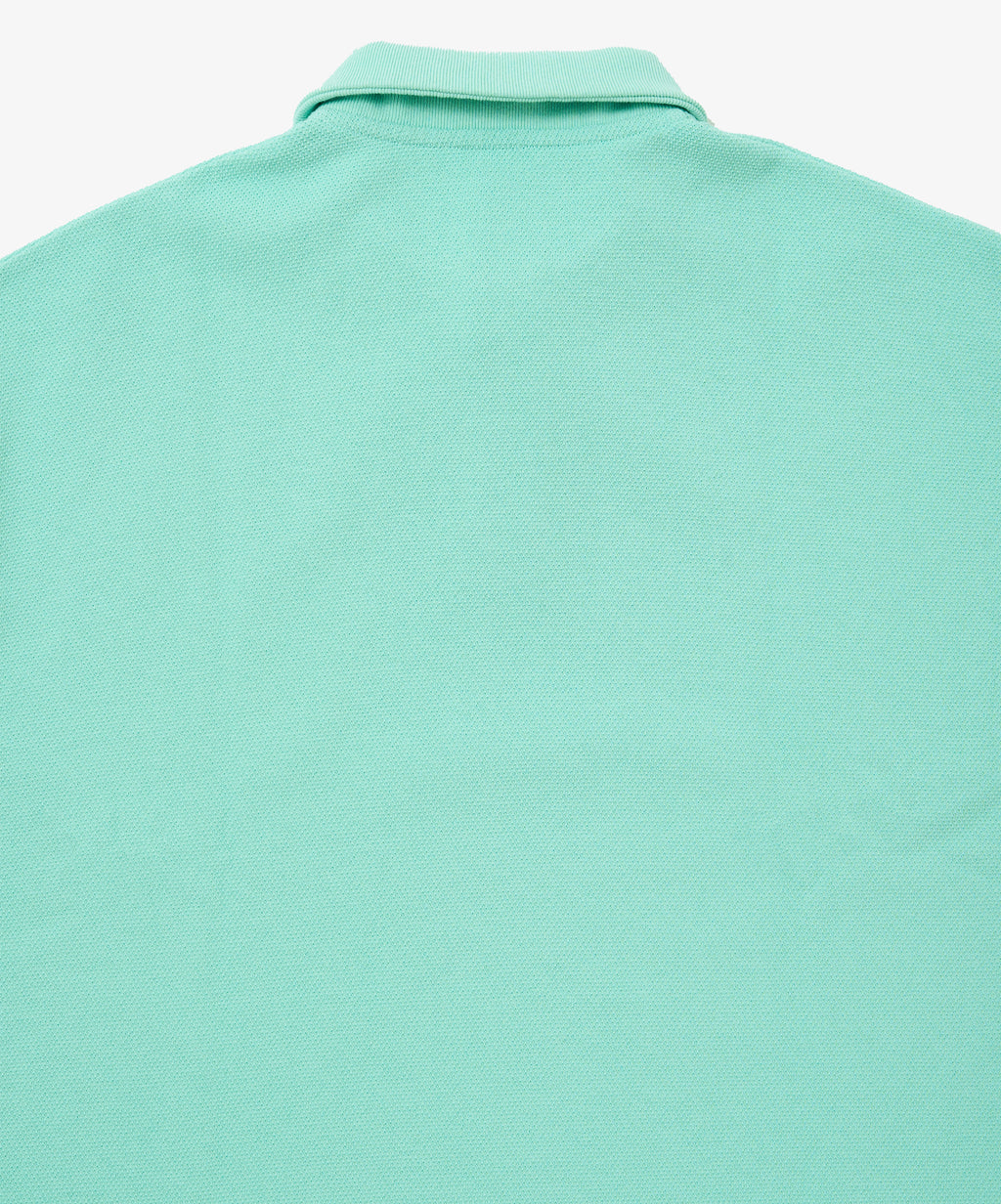twisted pique polo mint