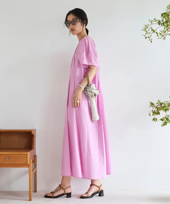 Balloon Sleeve 2WAY Dress / 5 Minute Sleeve