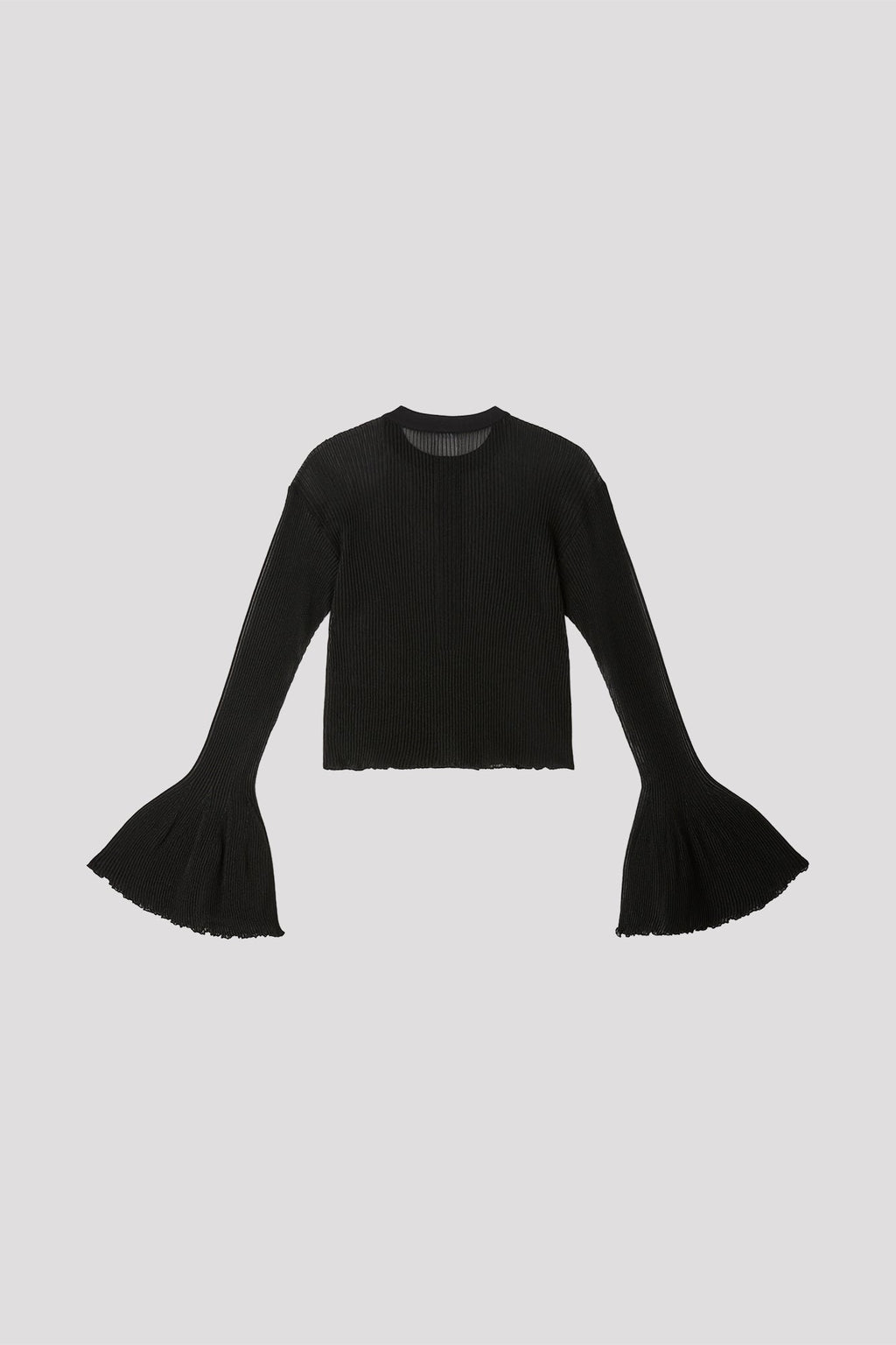 HYPHA LUCENT GLITTER BELL SLEEVE CARDIGAN
