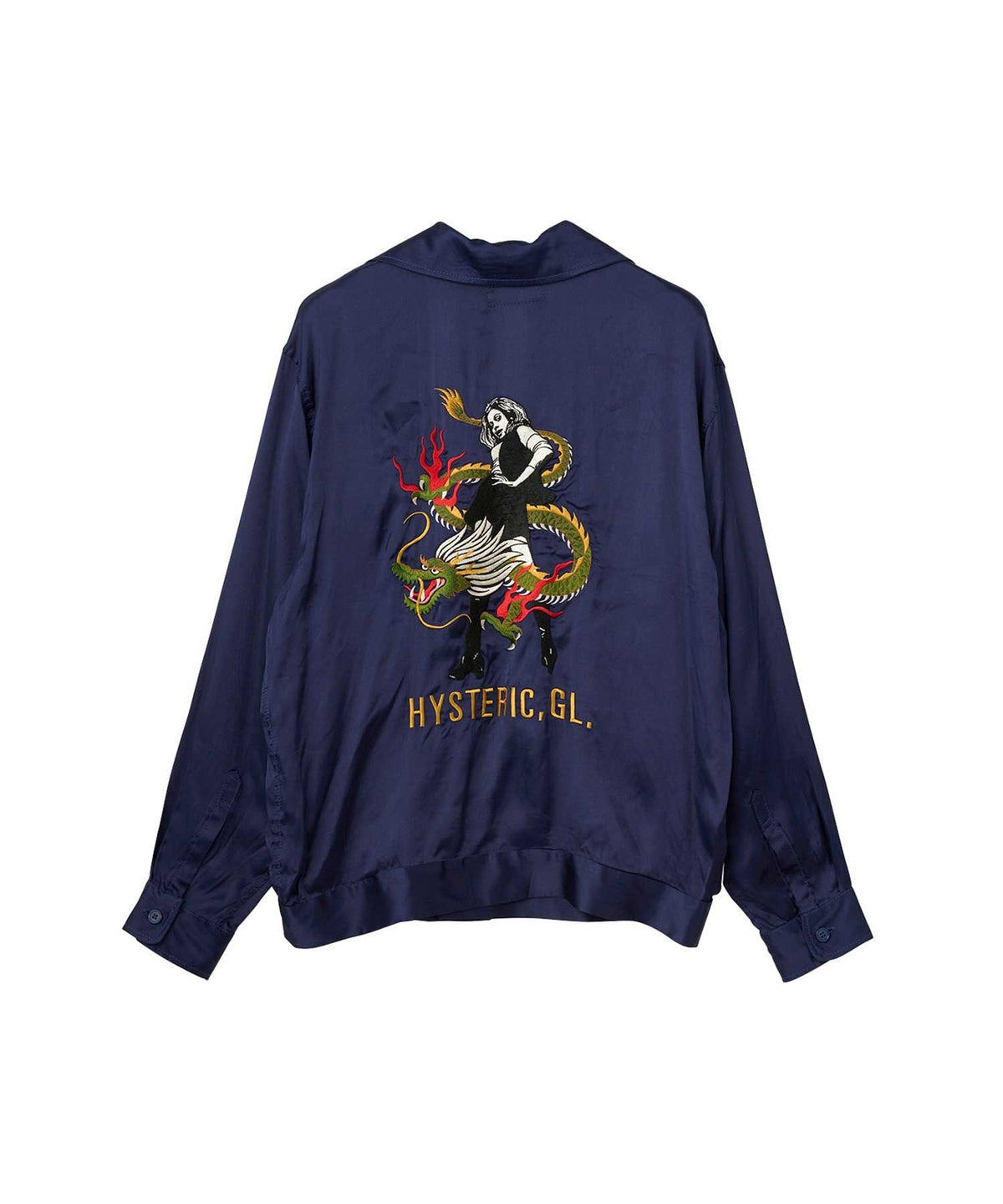 DRAGON FLAME Embroidered Souvenir Shirt