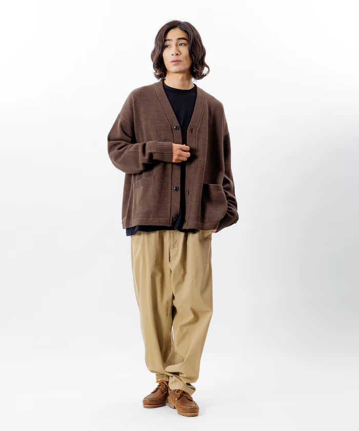 Relaxed Fit Easy Care Washable V-Neck Cardigan