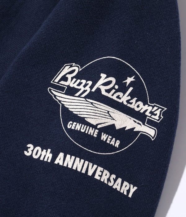 BUZZ RICKSON'S 30th ANNIVERSARY MODEL HORIZONTAL KNITTING HEAVY WEIGHT SWEAT SHIRT