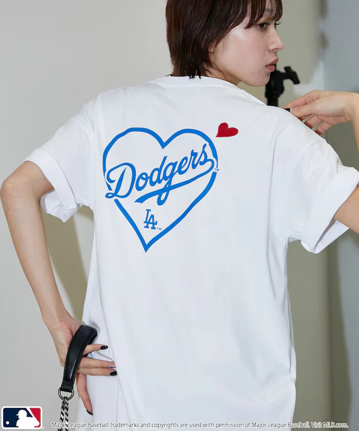 MLB Back Print Heart T-Shirt