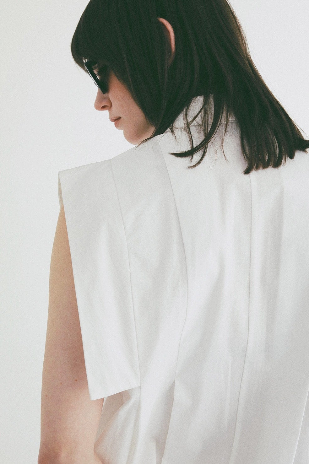 PANELL PLEAT SQUARE SLEEVE SHIRTS