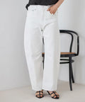 Heart Studs Curvy Denim / Wide Silhouette