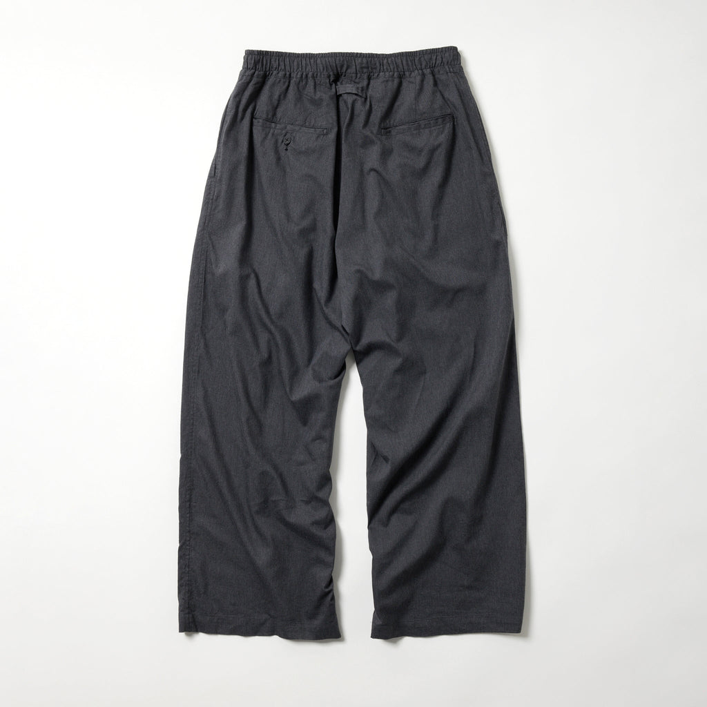 Cotton Silk Nel 2Tuck Easy Wide Pants