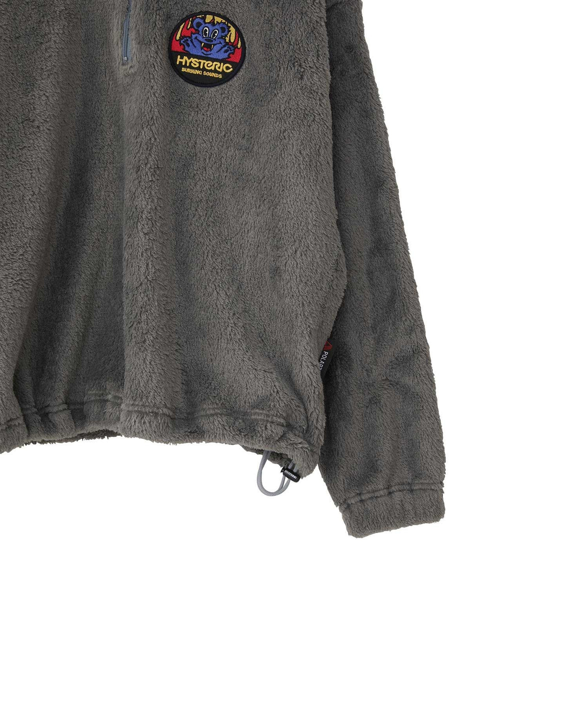 BURNING SOUNDS Patch Half Zip Sweat
