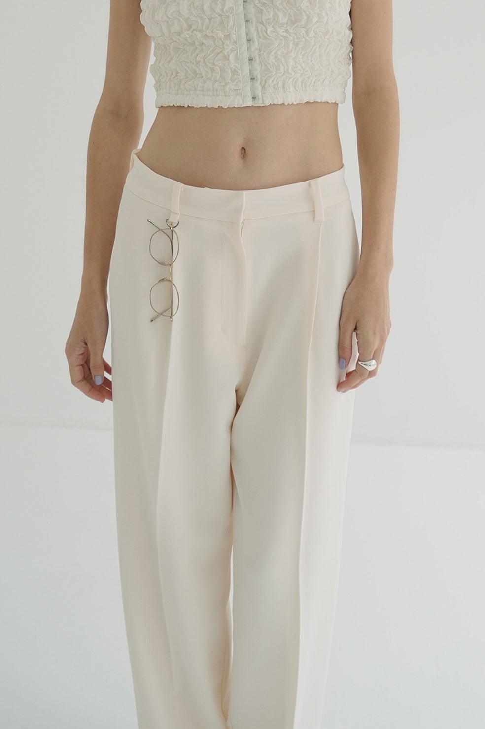 2WAY TUCK STRAIGHT PANTS