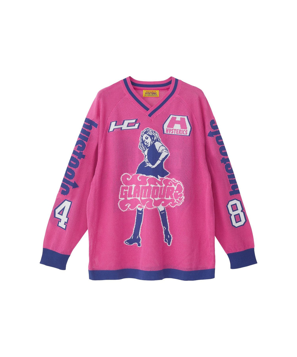 HYSTERIC84 Jacquard Mesh Pullover