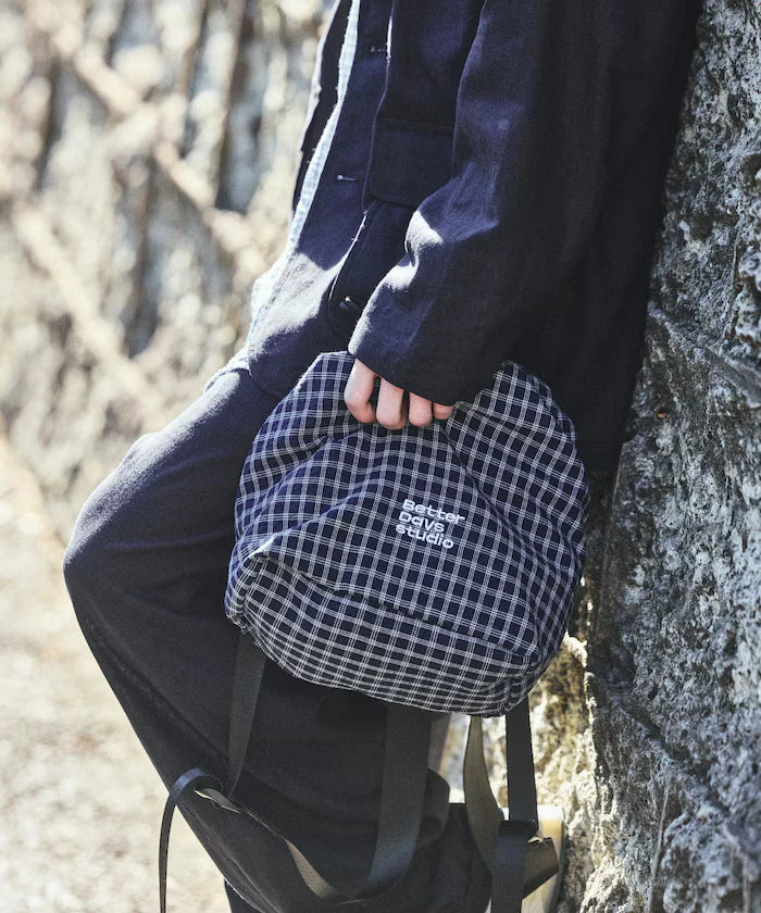 BetterDays Studio × FREAK'S STORE Packable Check Mini Bag