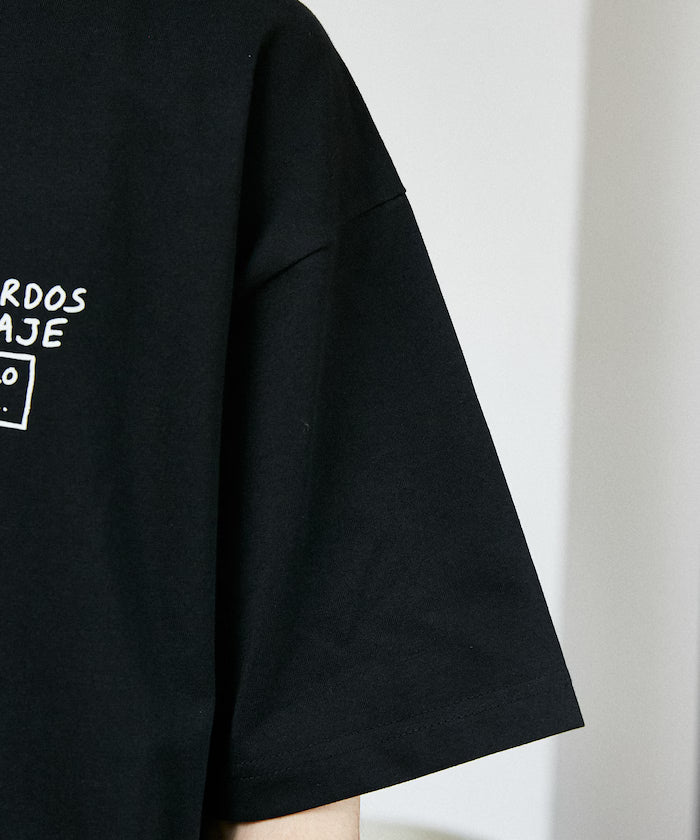 LOVE POP STUDIO TRAVEL NOTE Typography T-Shirt Limited Edition