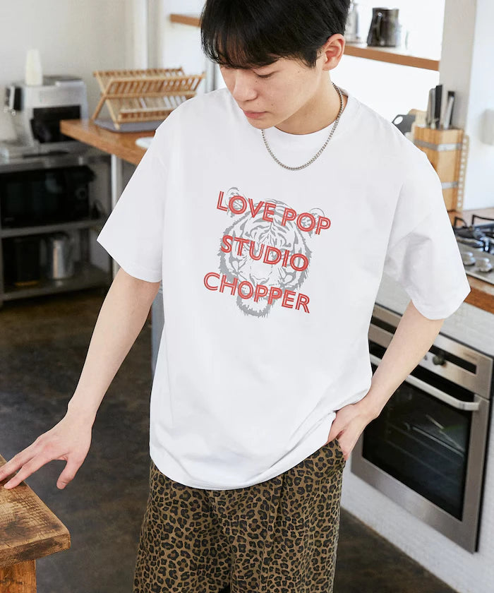 <Functional Material> Animal Print T-Shirt Limited Edition