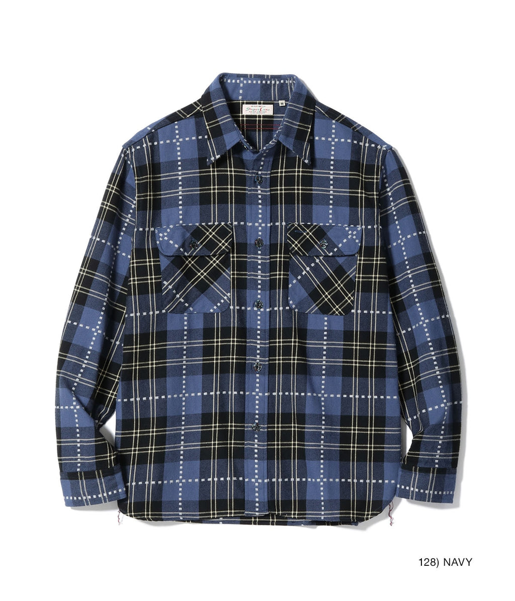 FICTION ROMANCE DOBBY CHECK WORK SHIRT