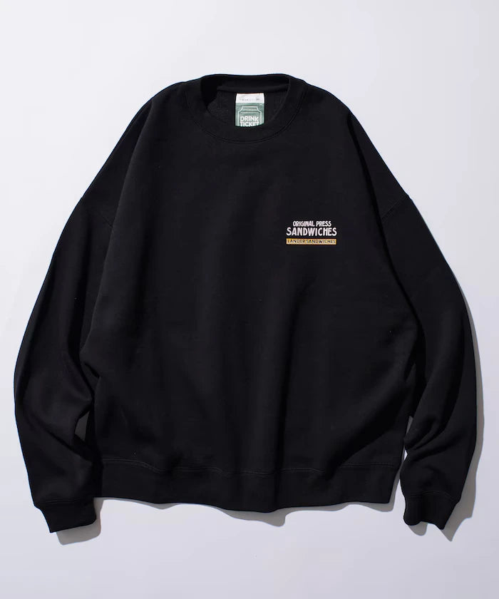 LANDER SANDWICHES×FREAK'S STORE/ Lander Limited Edition Big Silhouette Back Print Crewneck Sweat 【Limited Release】