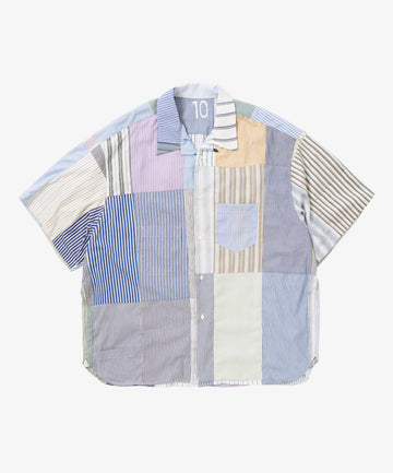 overshirt short sleeve stripe ten