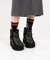 SNAKE LOOP Platform Boots