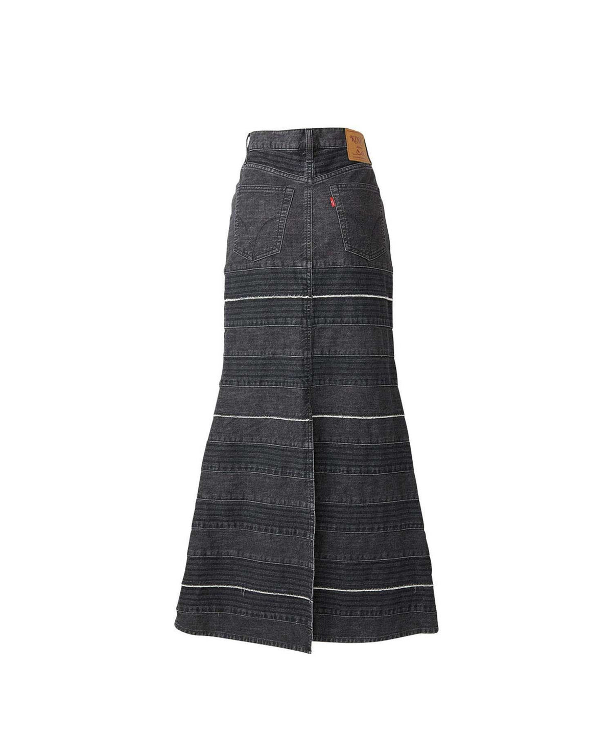 Scratch Denim Mermaid Skirt