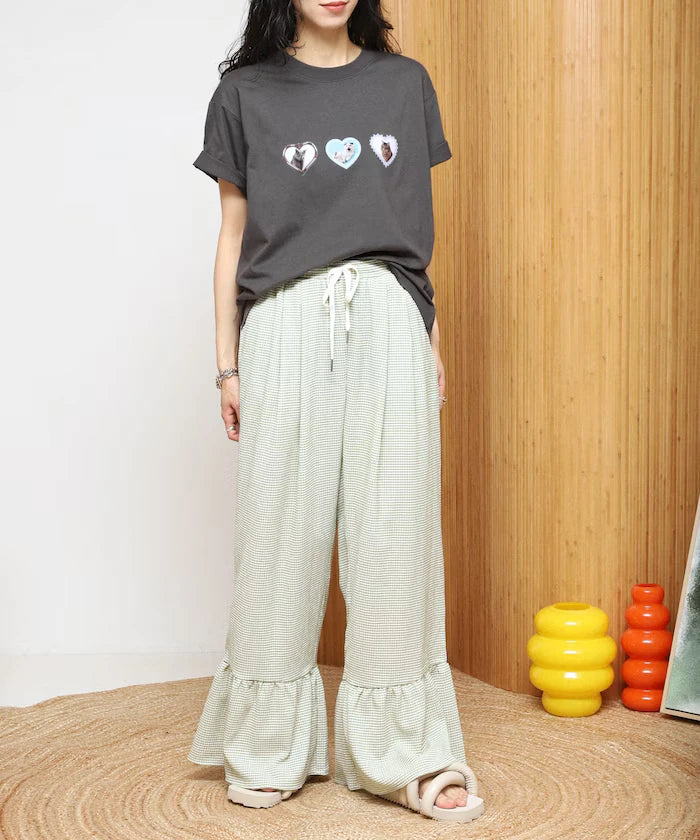 Organic Cotton Animal Heart Print T-Shirt