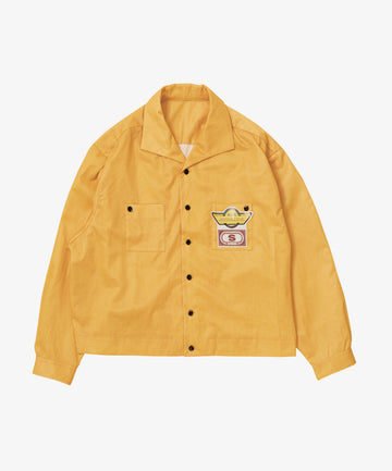 rib blouson deadstock linen yellow