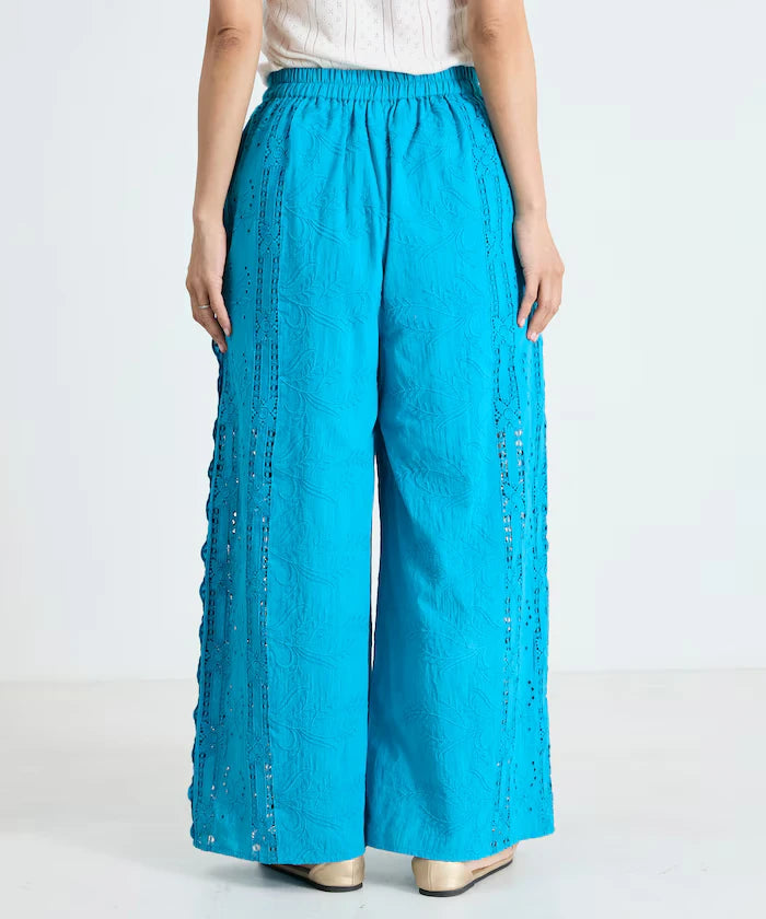 Cutwork Embroidered Easy Pants