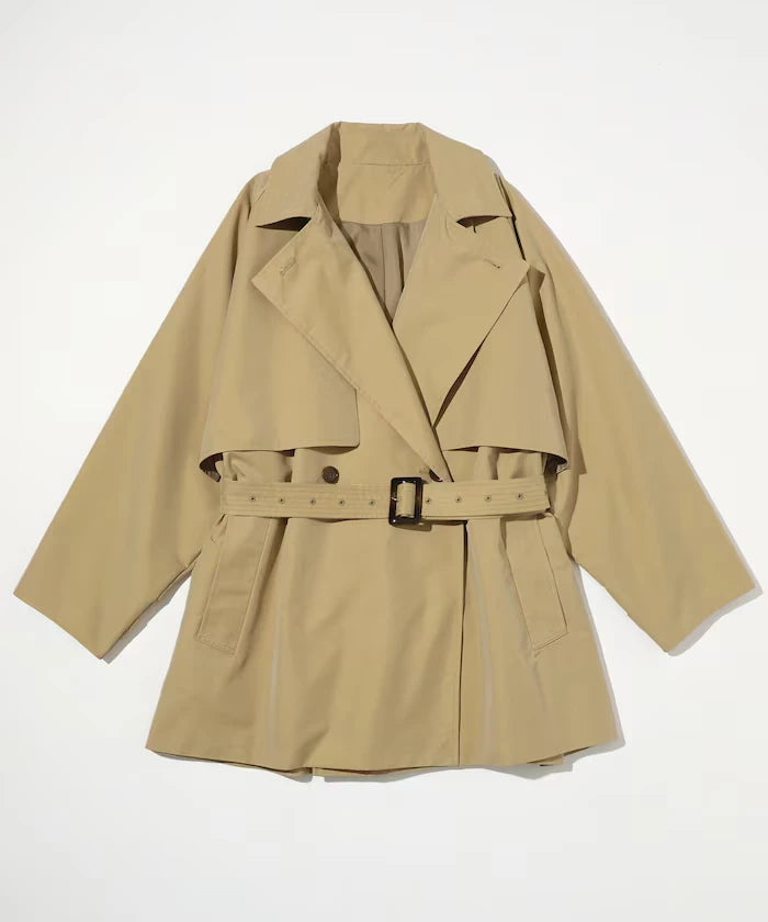 T/C Chambray Short Trench Coat