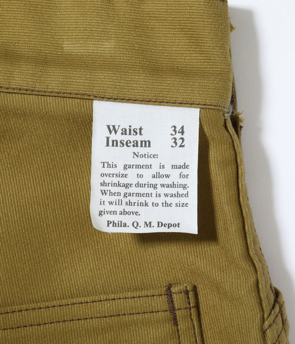 AVIATION ASSOCIATES JUNGLE CLOTH ARMY WORKING TROUSERS