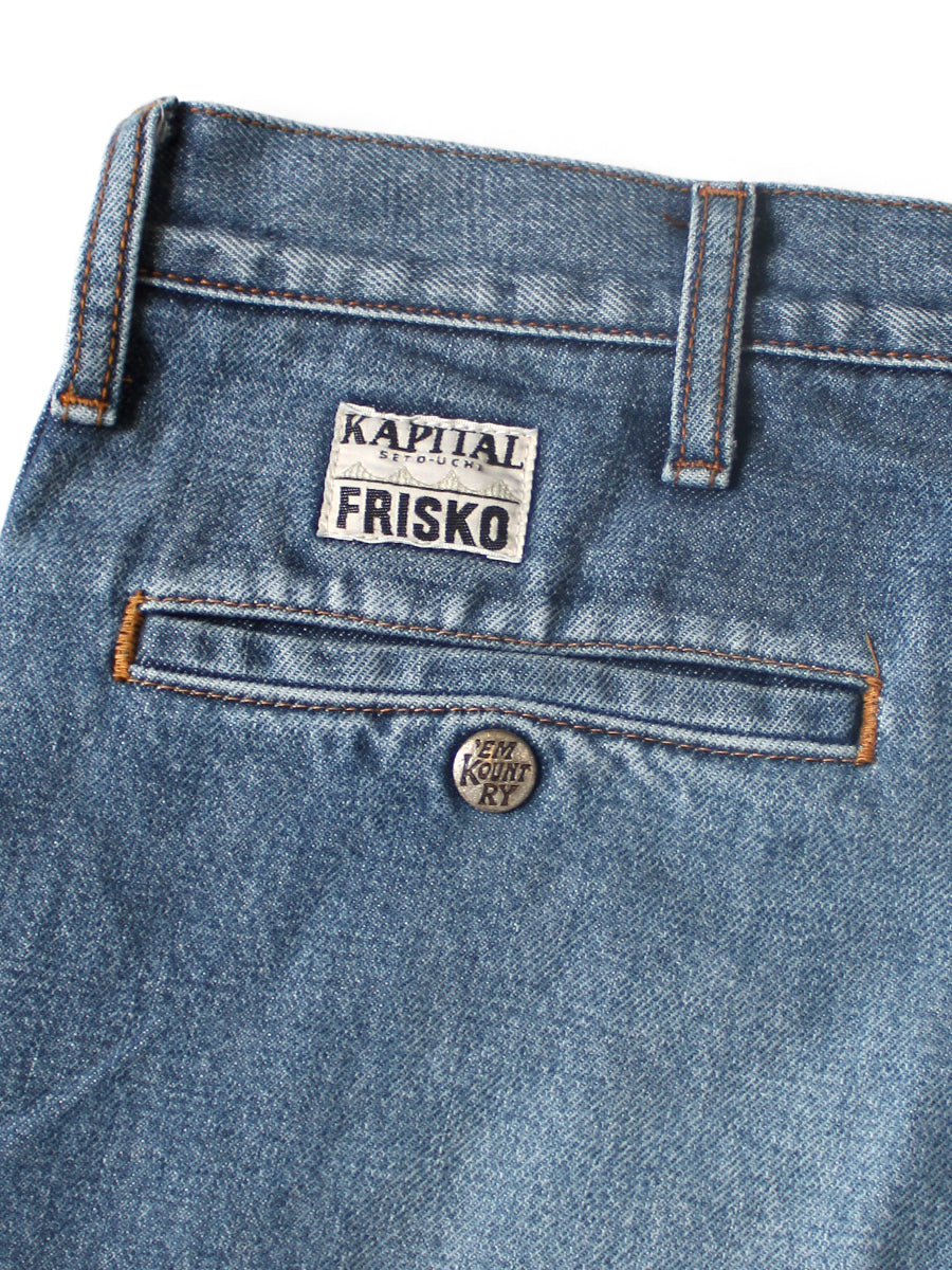14oz Denim 5P Frisco (Center Pleats Processing)
