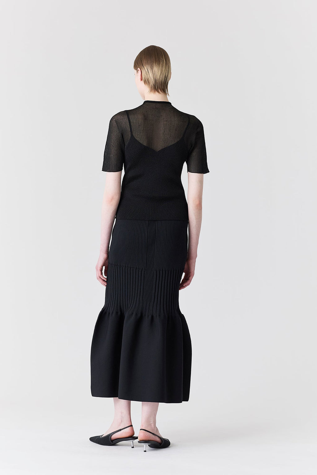 PORTRAIT LUCENT SHORT SLEEVE TOP