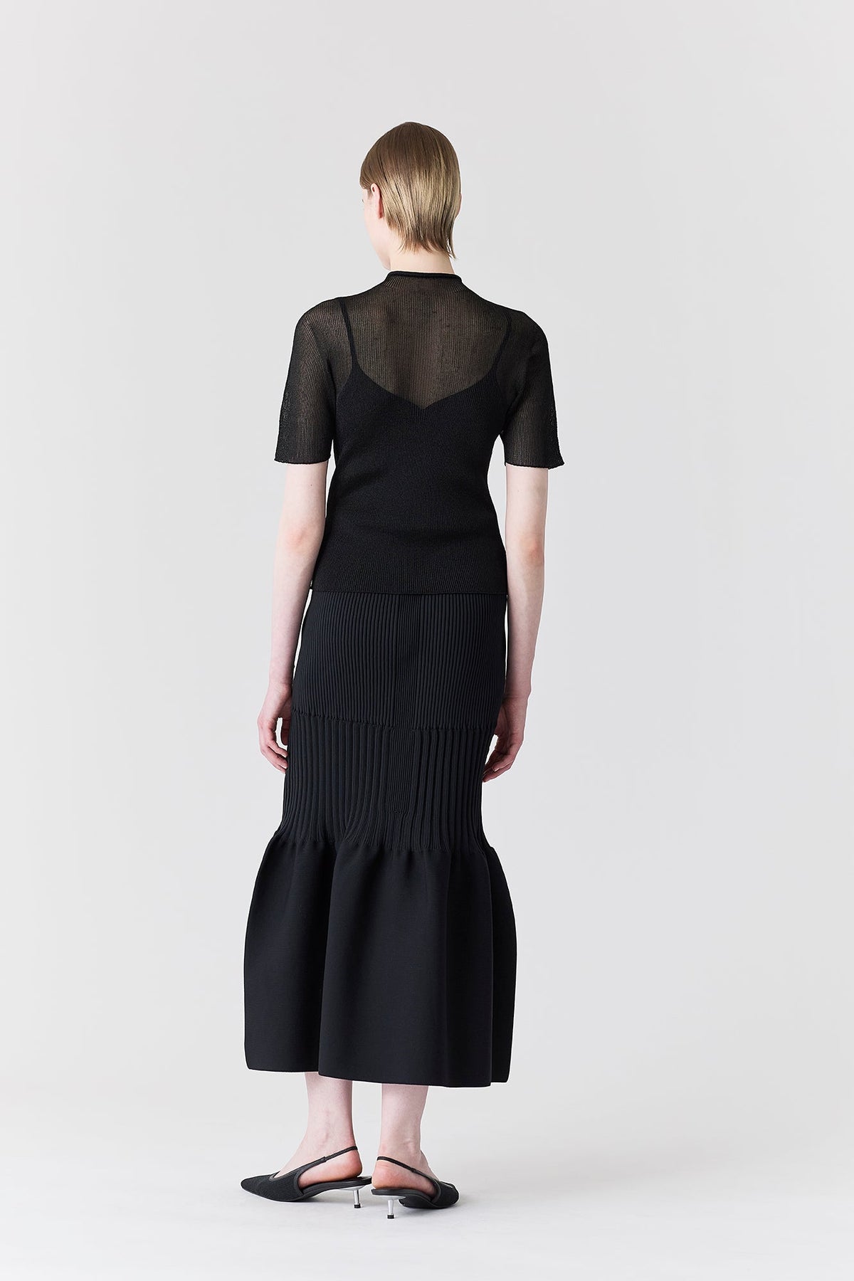 PORTRAIT LUCENT SHORT SLEEVE TOP
