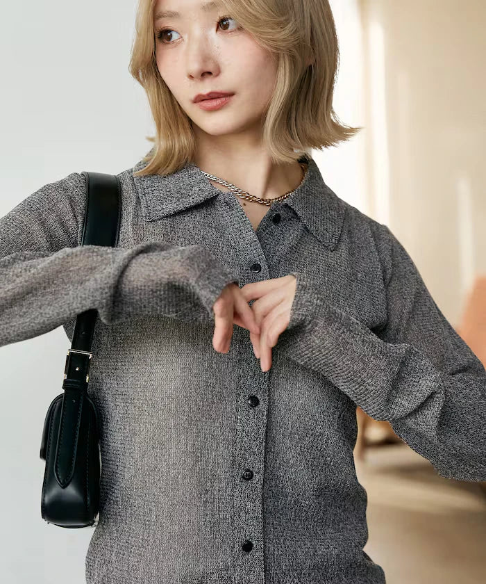 Mesh Shirt Cardigan Limited Edition