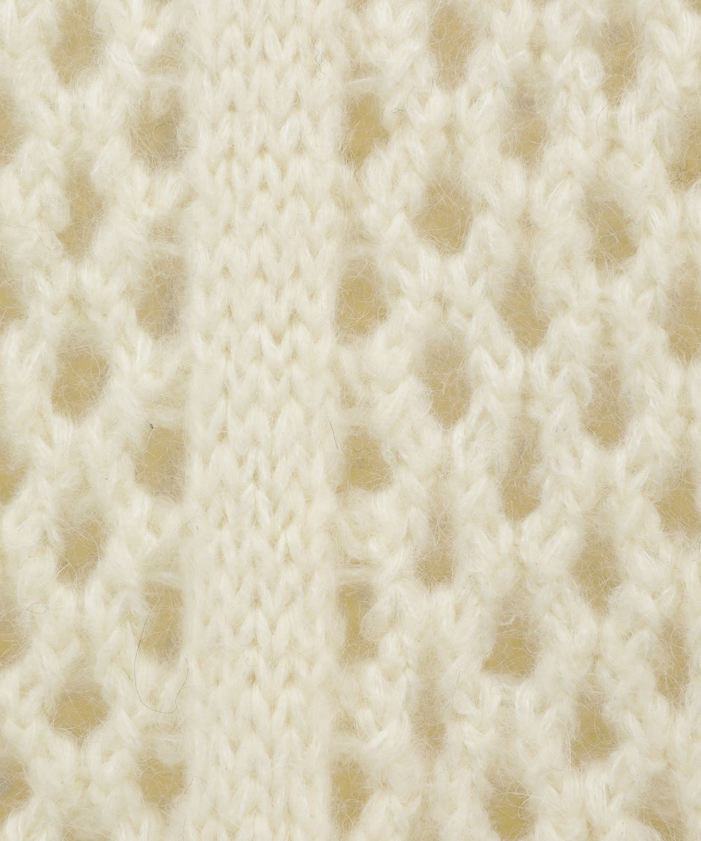 DOT MESH MOHAIR OVER KNIT TOPS