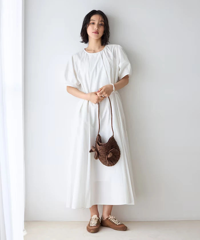 Balloon Sleeve 2WAY Dress / 5 Minute Sleeve