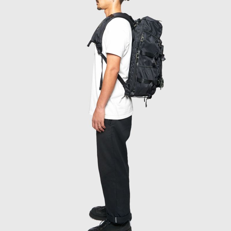 CORDURA DOBBY 305D BACK PACK/BLACK