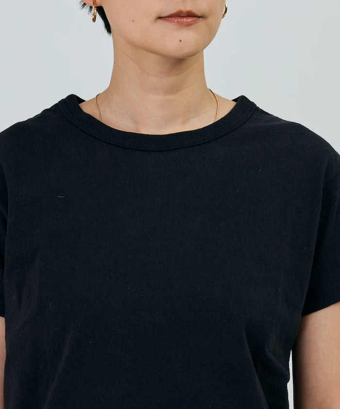 Oil Cut Processing Crew Neck T-Shirt