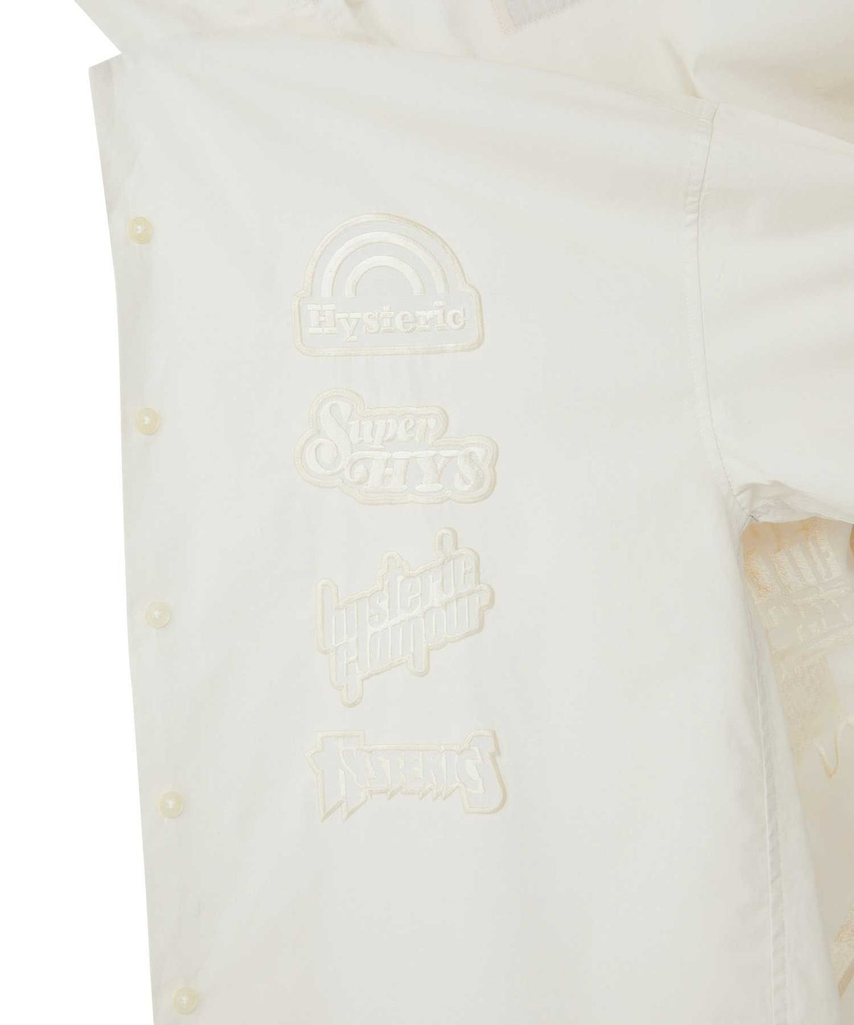 Guitar Girl Embroidered Oversized Shirt