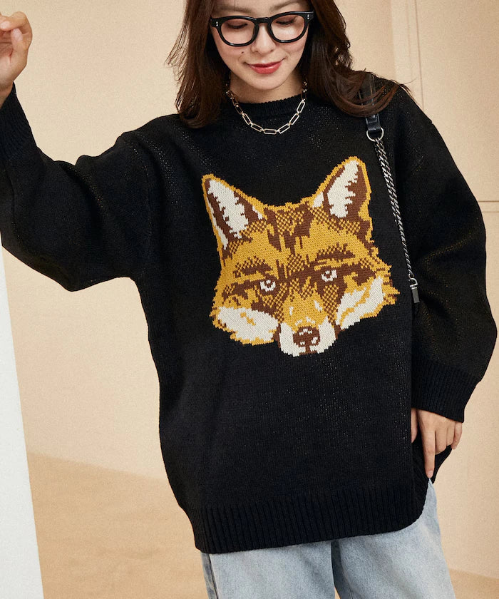 Animal Jacquard Big Knit Limited Edition