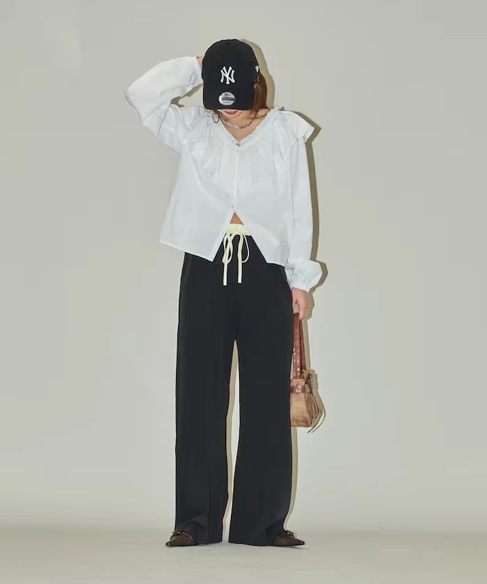West Shearing Panel Easy Slacks Pants Limited Edition