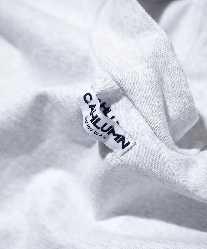 Heavy weight Jersey Mock Neck L/S Print Tee