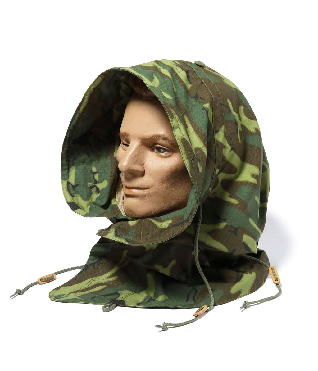 Type M-65 HOOD CAMOUFLAGE “WATER REPELLENT CIVILIAN MODEL.”