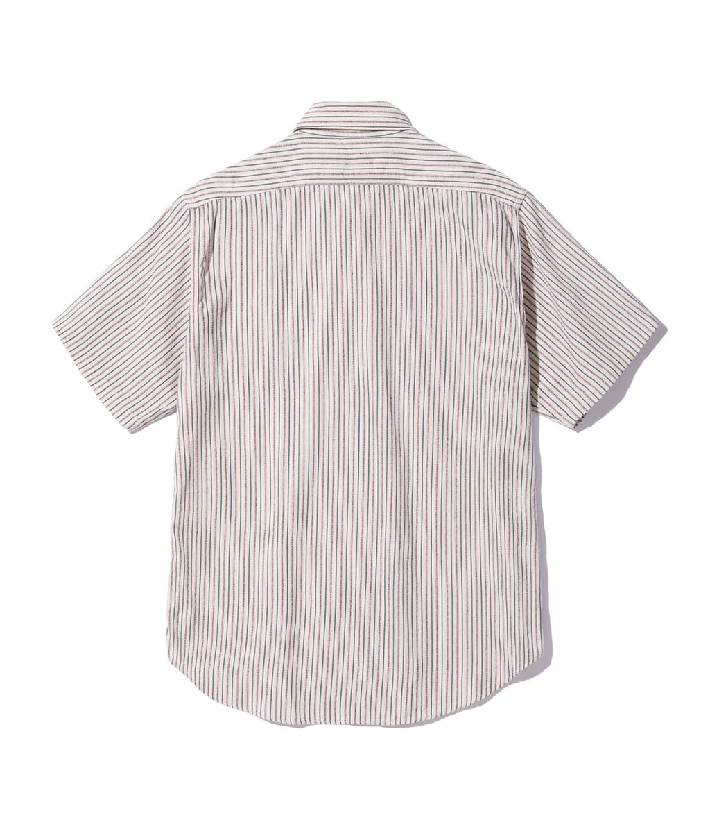 Dobby Stripe Work Shirt (Short Sleeve)